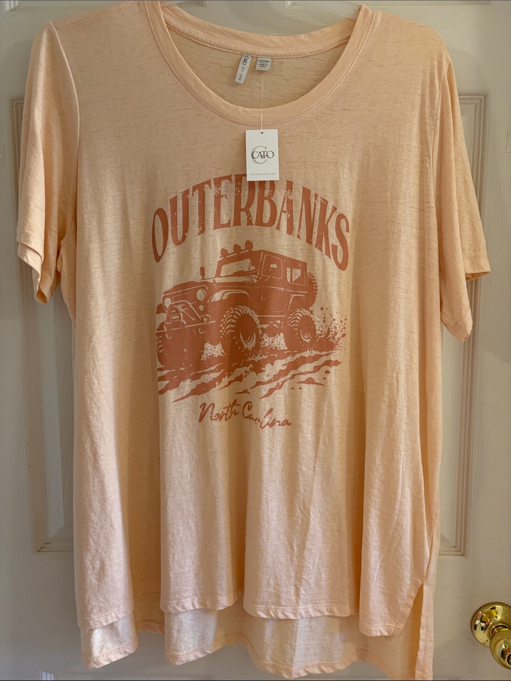Outerbanks Peach Graphic Tee